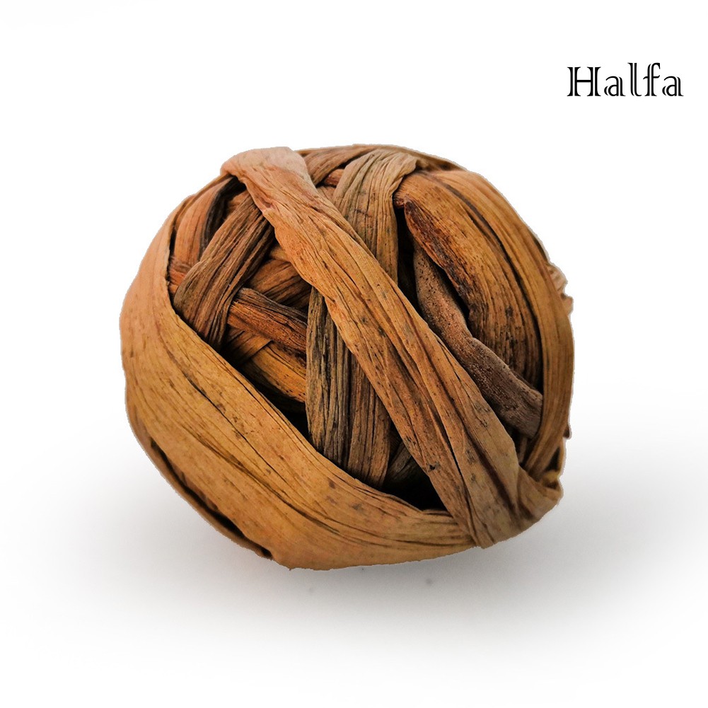 Bộ 4 Quả Bóng Rơm Chống Cắn Dùng Làm Đồ Chơi Cho Chim Vẹt