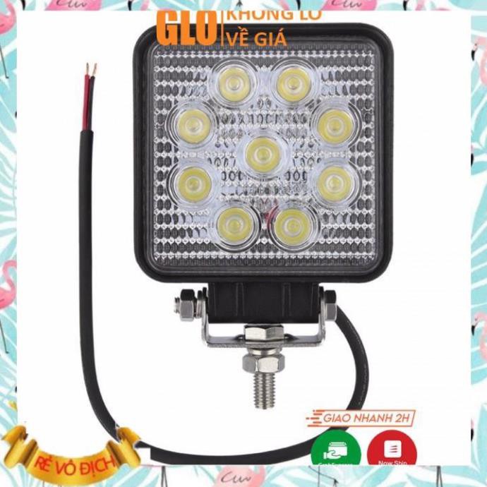 (Giá sỉ)  Đèn Trợ Sáng 9 Bóng Led Vuông  - M103