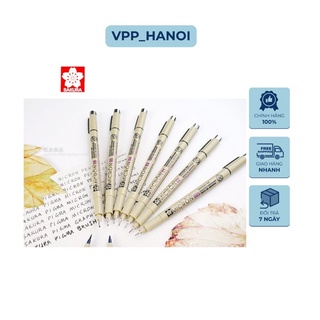 [ CHÍNH HÃNG] Bút Line đi nét Sakura Pigma Micron kháng nước màu đen