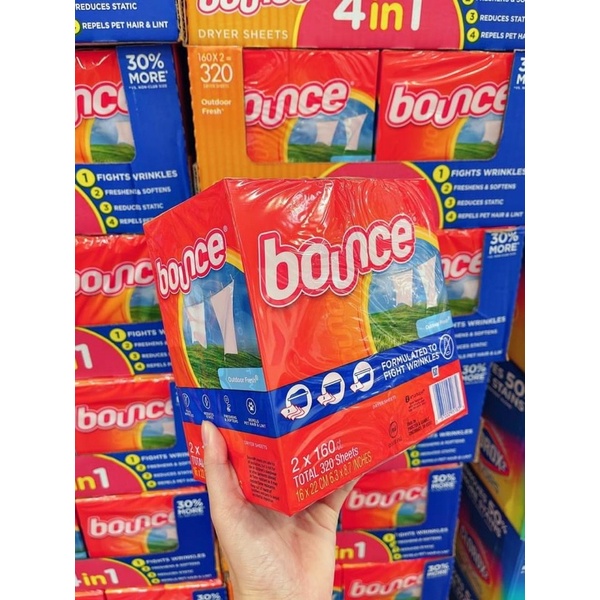 Giấy Thơm Quần Áo Mỹ Bounce và Kirkland - Beoi Mart