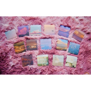 Set mix sticky note giấy ghi chú phong cảnh A35