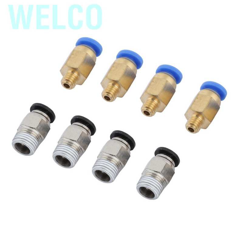 Ống Nối Khí Nén Welco 2xptfe (1M) + 4x Pc4-M6 + 4x Pc4-M10