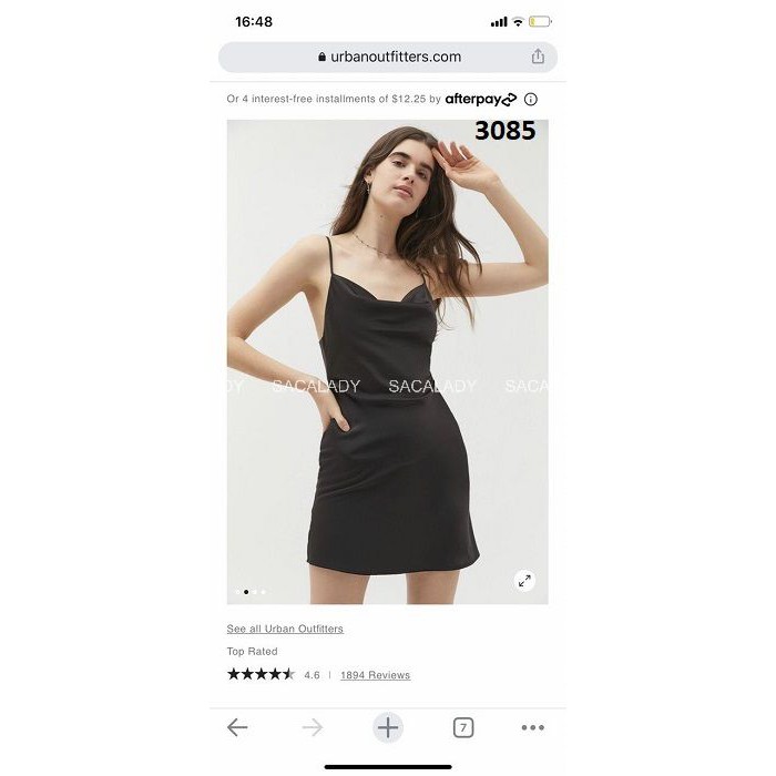 Đầm URBAN 2 Dây Cổ Đổ Dây Leo Thân Sau - 3085 | BigBuy360 - bigbuy360.vn