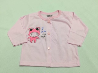 Set 5 áo sơ sinh Carter dài tay