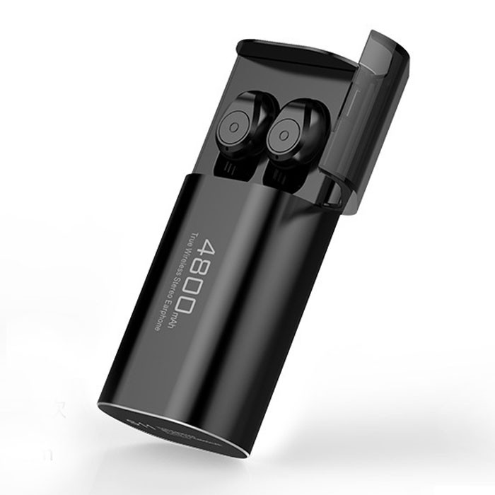 Tai nghe Bluetooth S11 TWS bản Quốc tế không dây kiêm sạc dự phòng 4800mAh chống nước IPX5 chống ồn đổi mới 30 ngày