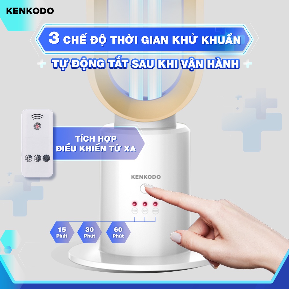 Đèn diệt khuẩn UV-C KENKODO KK-19 làm sạch không khí, bảo vệ sức khoẻ. Giao hoả tốc 1H HCM