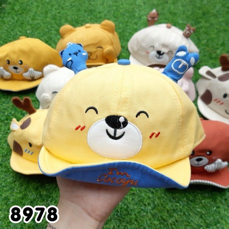 NÓN KẾT TRẺ EM NHIỀU MẪU DỄ THƯƠNG CHO BÉ TỪ 6M - 24M (2)