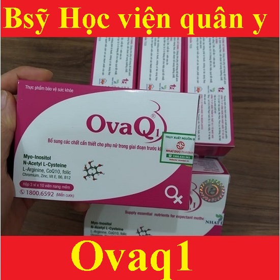 (Che_tên_khi_giao) OvaQ1 [Ovaq 1] -tăng chất lượng khỏe trứng,giải pháp giảm vô sinh ở nữ giới,giúp mang thai tự nhiên