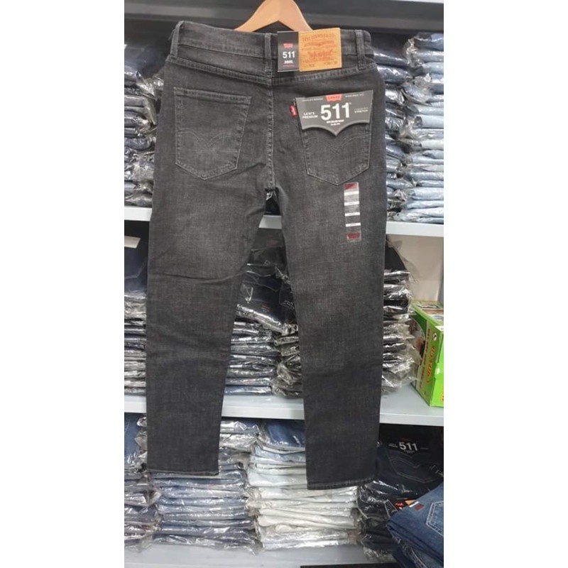 Quần jean NAm Levi xám lông chuột- jean co giãn cao cấp | BigBuy360 - bigbuy360.vn