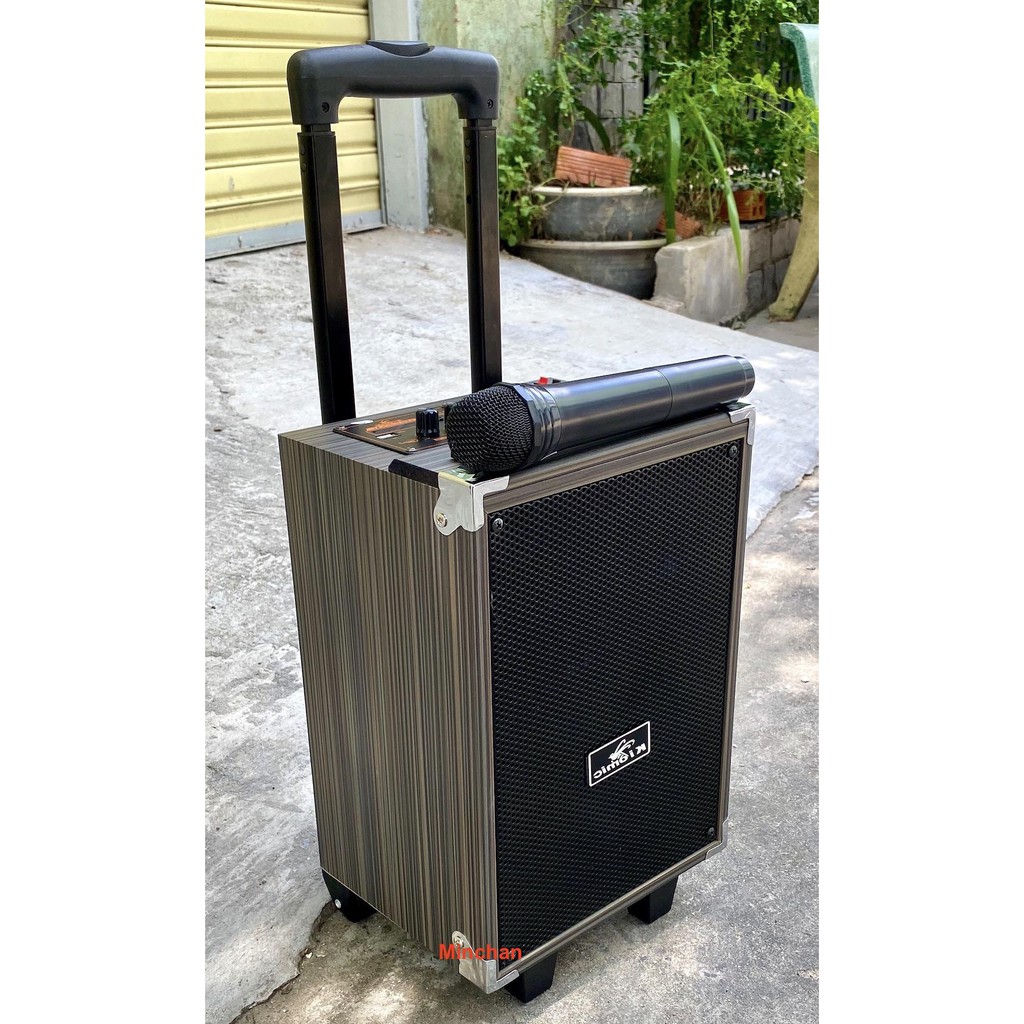Loa Hát Karaoke KIOMIC Q8 TẶNG 1 MIC Không Dây VHF cao cấp bảo hành 1 năm