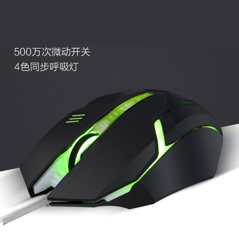 Chuột Chuyên Game R8 1602 Đèn Led Đa Màu (Đen)