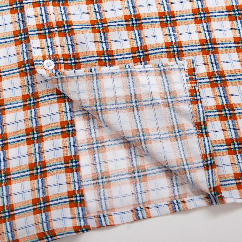 Áo Sơ Mi Nam Công Sở Trung Niên Thương Hiệu Anton Ngắn Tay Vải Cotton Họa Tiết Kẻ Caro Màu Đỏ Trắng V817 | BigBuy360 - bigbuy360.vn