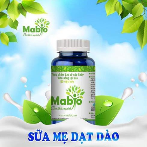 Viên uống lợi sữa Mabio - Tăng chất lượng sữa mẹ