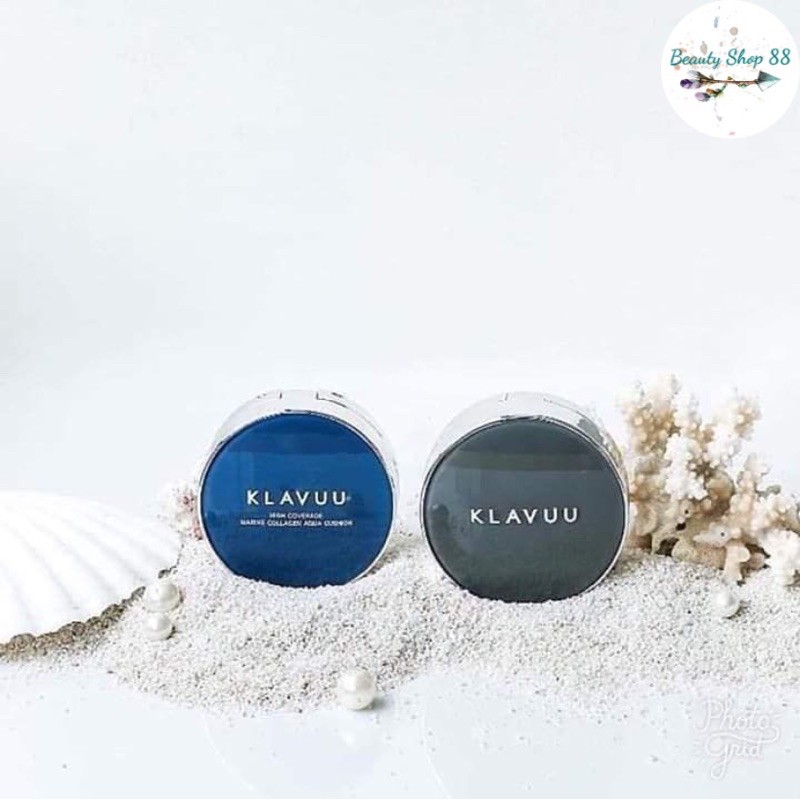 ( CHÍNH HÃNG ) Phấn Nước KLAVUU Urban Pearlsation Coverage Tension Cushion