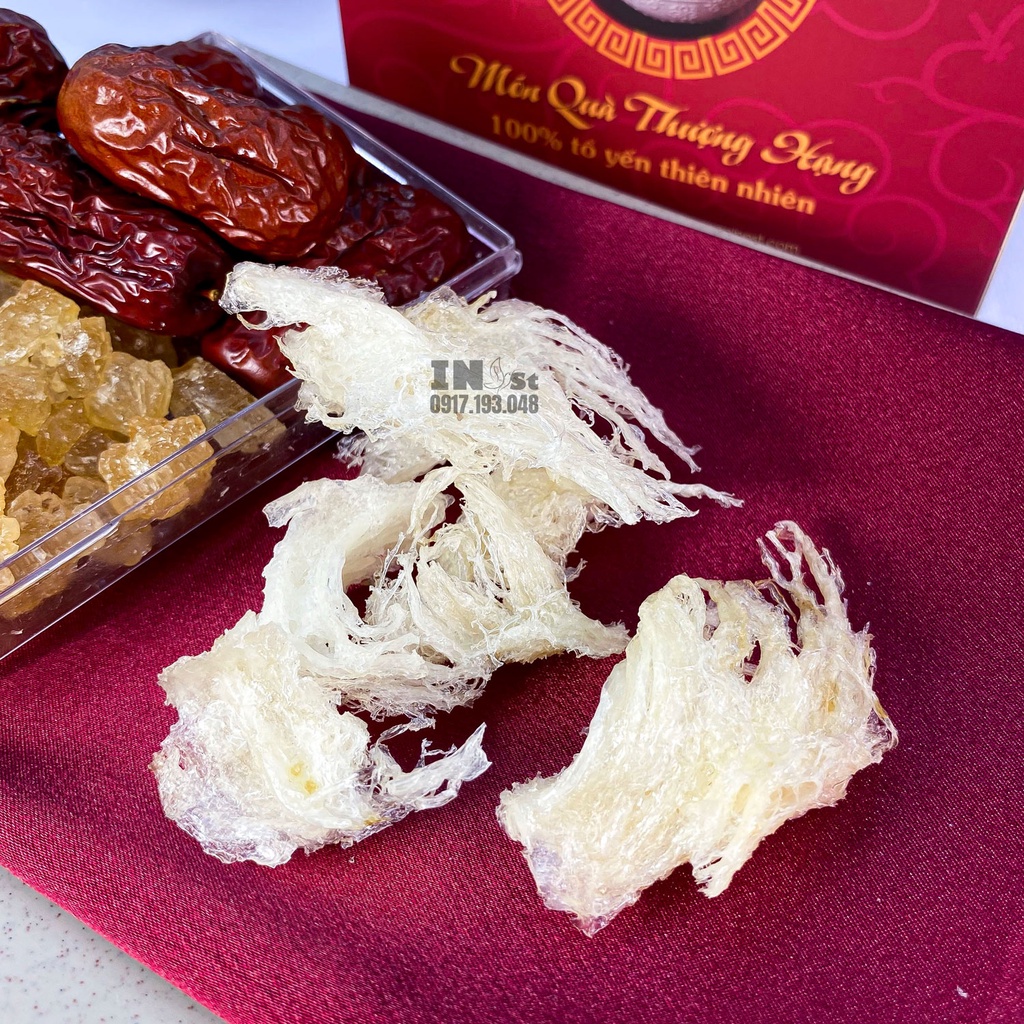 Yến Tinh Chế Sợi Dài + Chân Yến Tinh Chế Nguyên Chất 100% Siêu Nở Khánh Hòa INest