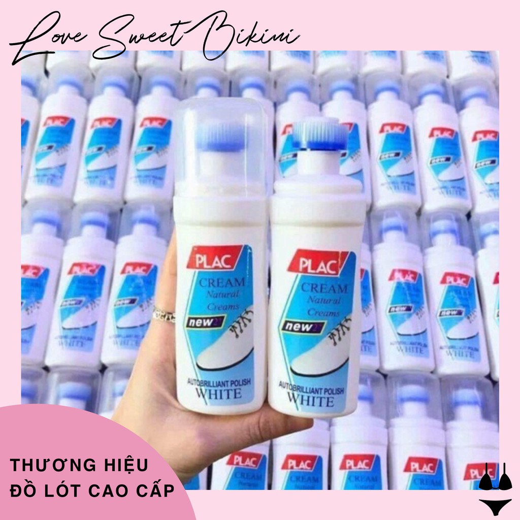 Lọ Tẩy Giày, Túi Sách Plac Dạng Đầu Cọ 100ml( Kèm video )