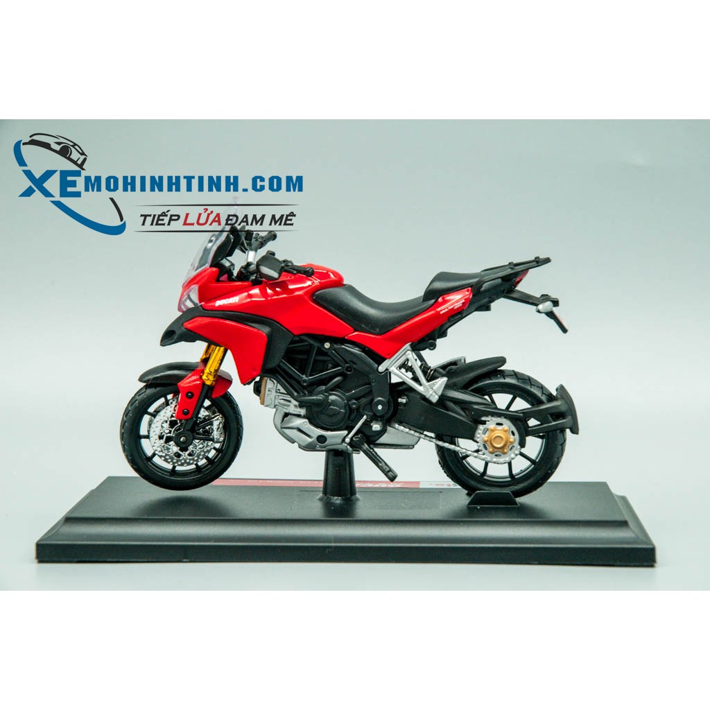 Xe Mô Hình Ducati Multistrada 1200S 1:18 Maisto (Đỏ)