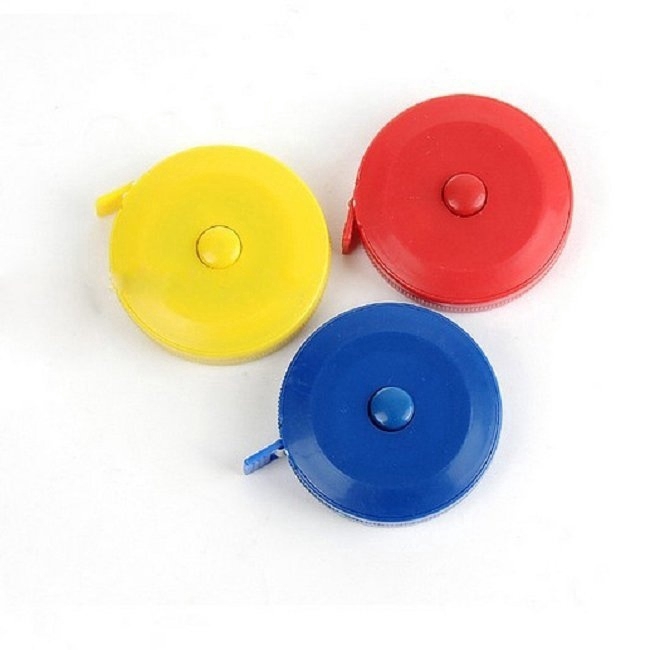 Thước cuộn mini đo may quần áo có thể thu gọn