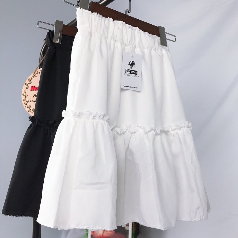 [HOT TIKTOK] Chân váy xòe ngắn, Chân Váy ngắn Ulzzang 2 tầng có lót trong. | BigBuy360 - bigbuy360.vn