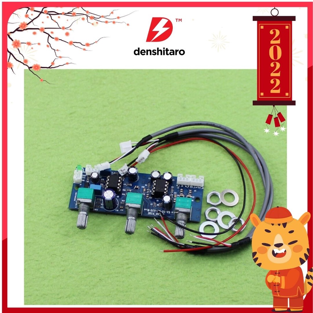 Denshitaro Mạch lọc điều chỉnh tần số bass D00- 051