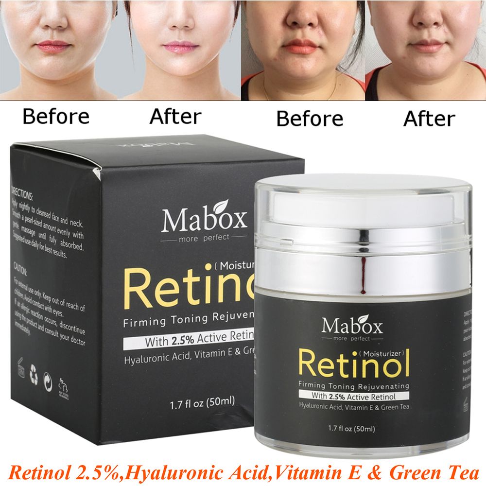 MABOX (Hàng Mới Về) Kem Dưỡng Da Mặt Ban Đêm Hyaluronic Acid Vitamin E Retinol / Nhiều Màu Thương Hiệu Anemone