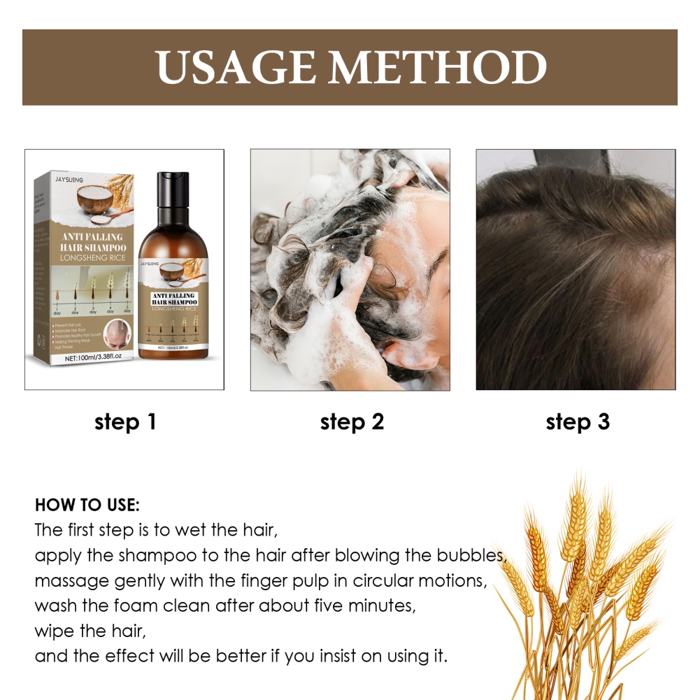 Còn Hàng Jaysuing Taomi Nước Mọc Tóc Chống Rơi Dầu Gội Da Đầu Sửa Chữa Chống Rụng Tóc Chăm Sóc Làm Sạch Sâu cá Tuyết