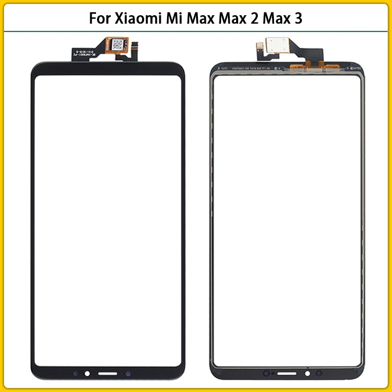 New For Xiaomi Mi Max Max 2 Max2 Touch Screen Panel Digitizer Sensor LCD Front Glass For Xiaomi Max 3 TouchScreen Replacement