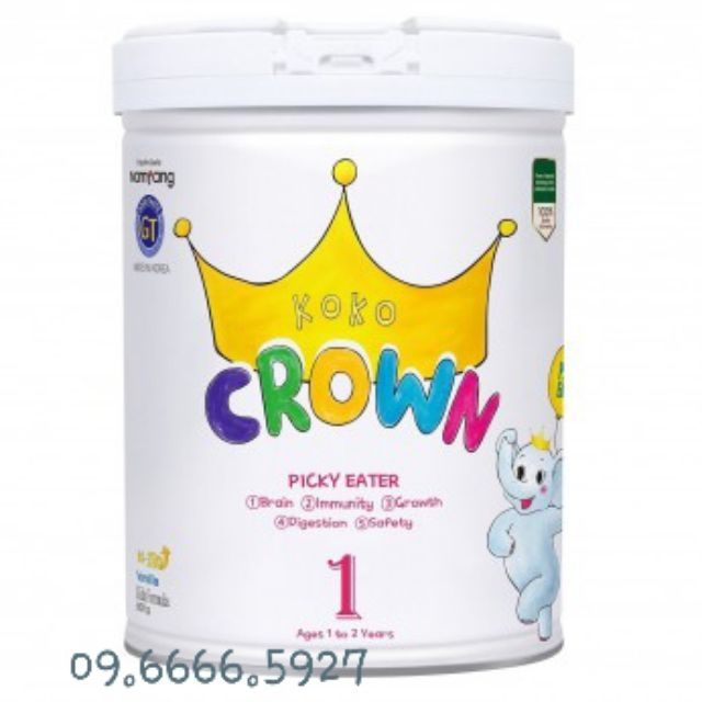 sữa koko CROWN PICKY EATER số 1 800gr