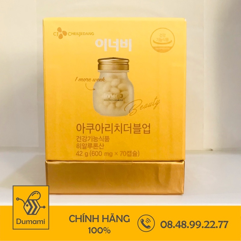  VIÊN UỐNG CẤP NƯỚC COLAGEN CJ INNERB AQUA RICH 70v. 1 LỌ CŨNG GIÁ SỈ