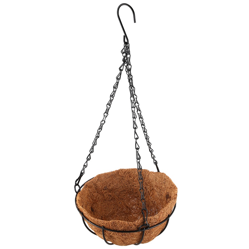 Đen Chậu Trồng Cây 8 inch Có Dây Xích