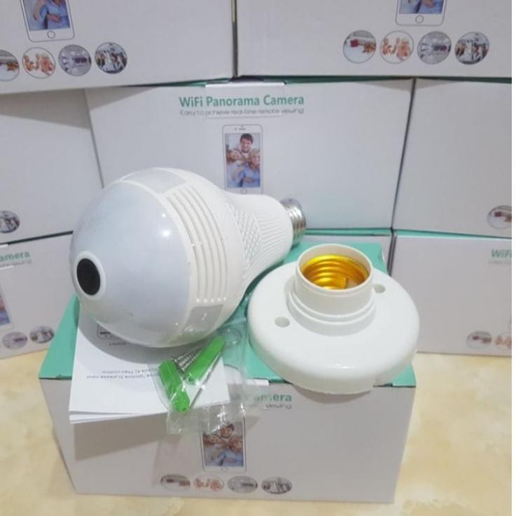 Camera An Ninh Không Dây Xoay 360 Độ Hình Bóng Đèn