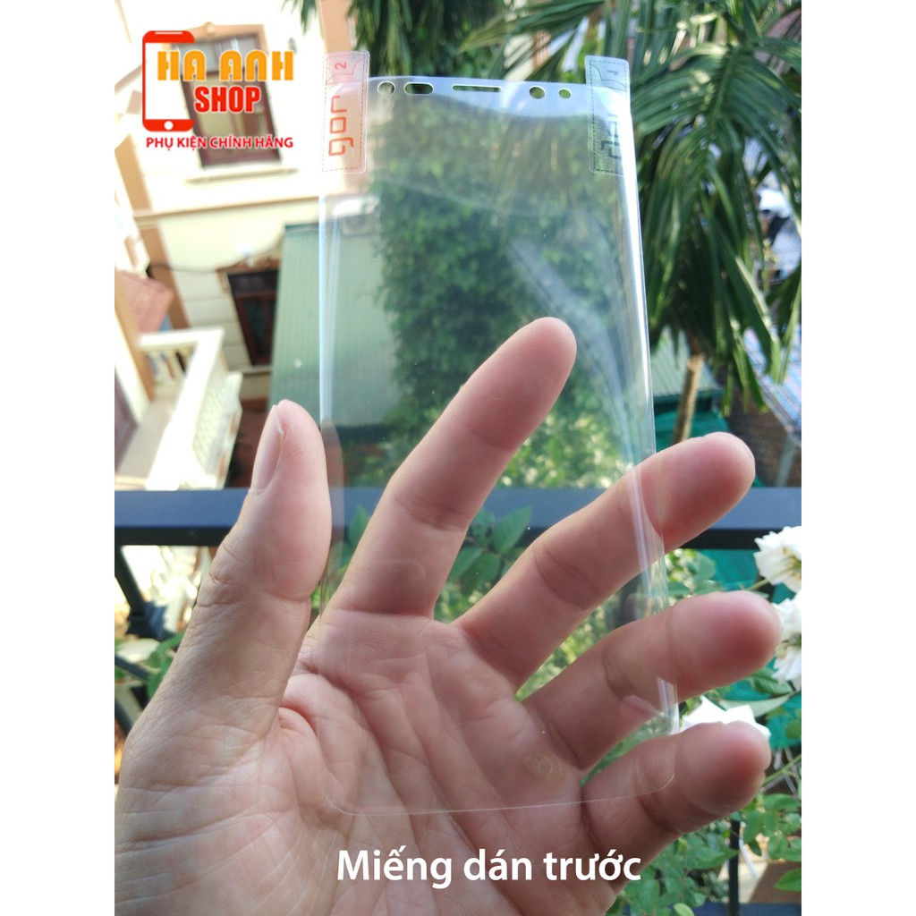 Miếng dán màn hình S9 Full màn H6 hãng Gor cao cấp - Dán dẻo cường lực Gor cho Samsung Galaxy S9