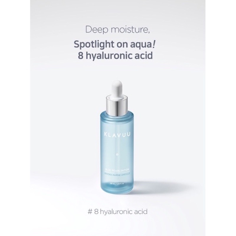 Serum klavuu blue pearlsation cấp ẩm cấp nước căng bóng da