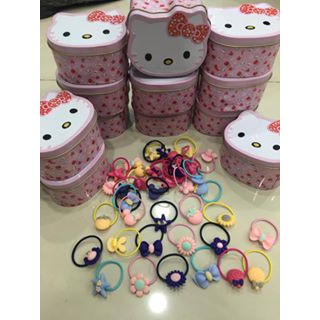 Hộp 40 Dây Cột Tóc Cho Bé ( có mẫu kitty)