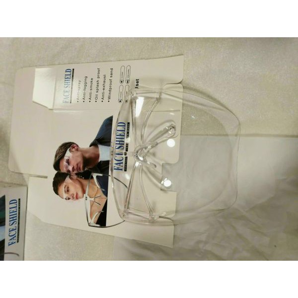 MẮT KÍNH BẢO HỘ THỜI TRANG NAM/NỮ 2021 Mặt Nạ Tấm Chắn Toàn Mặt Bằng Nhựa Acrylic Kính Bảo Vệ Mặt Kính Bảo Vệ Trong Suốt | BigBuy360 - bigbuy360.vn