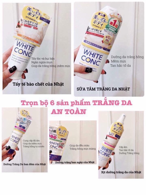 Kem dưỡng trắng da White Conc Watery Cream 90g