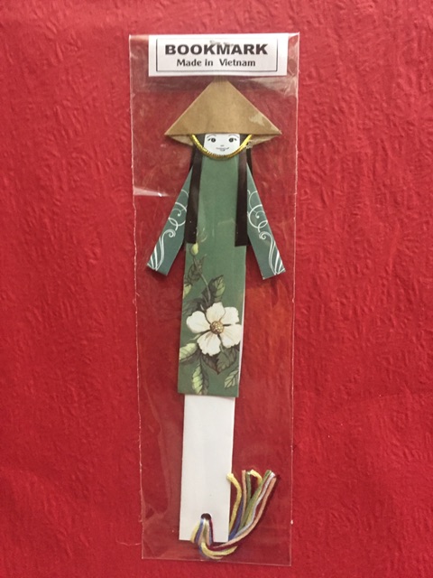 Kẹp sách đánh dấu trang hình cô gái áo dài