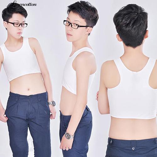 Áo nịt ngực sát nách phối màu trơn cho tomboy | BigBuy360 - bigbuy360.vn