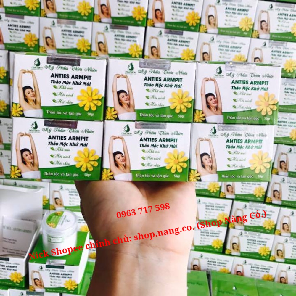 Thảo Mộc Khử Mùi HÔI NÁCH, HÔI CHÂN, GIẢM MỒ HÔI, GIẢM THÂM NÁCH... Thảo dược Khử mùi Ngân Bình hết Hôi Nách Hôi Chân