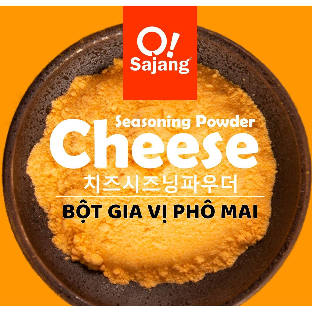 Bột phô mai hàn quốc O Sajang 250g dùng lắc khoai tây, khoai lang, bánh gạo hàn quốc, gà lắc, các đồ chiên rán ngon nhất