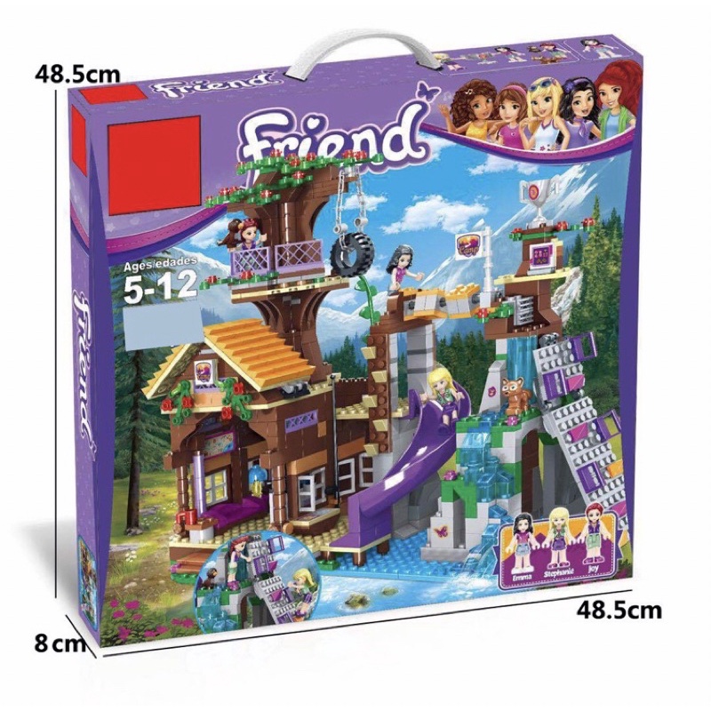 Đồ chơi xếp hình ngôi nhà gỗ lego friend cho bé gái