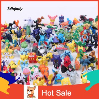Set 144 đồ chơi mô hình Pokemon Go mini nhiều màu sắc bằng PVC làm quà cho trẻ em