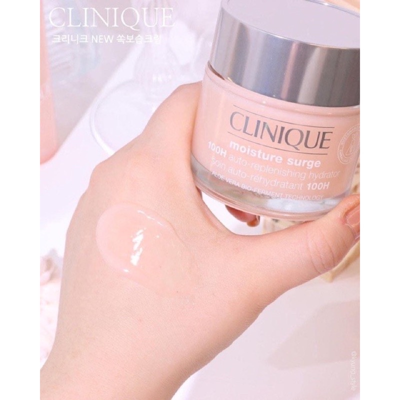 Gel Dưỡng Ẩm Cung Cấp Nước &amp; Tạo Độ Ẩm 100h/72h Clinique Moisture Surge 100-Hour Auto-Replenishing Hydrator.