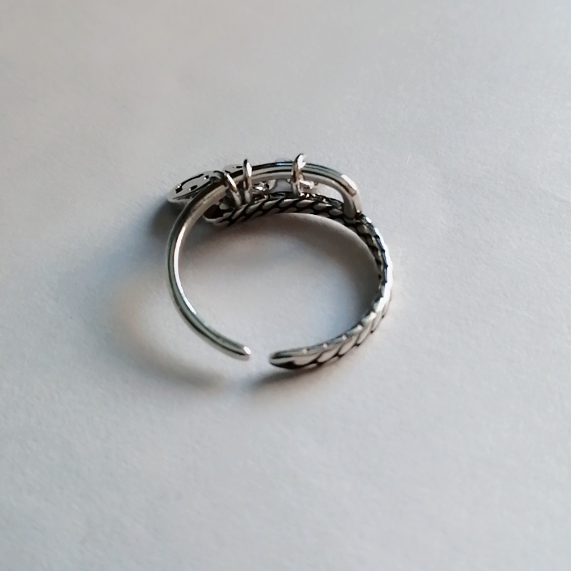 Nhẫn Hở Hình Mặt Cười Phong Cách Hip Hop Đơn Giản Thời Trang