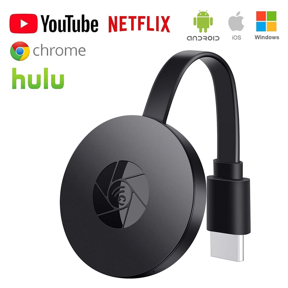 Bộ chuyển đổi màn hình, dữ liệu hình ảnh,video không dây kết nối HDMI 1080p, chromecast TV 4k streaming device by Google