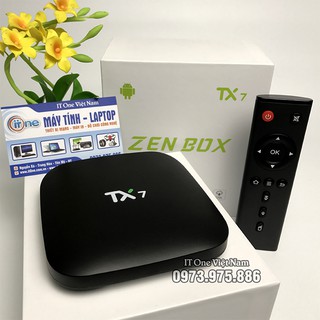 Đầu Tivi Android box TX7 Hình ảnh 4K ram 2GB Chính hãng