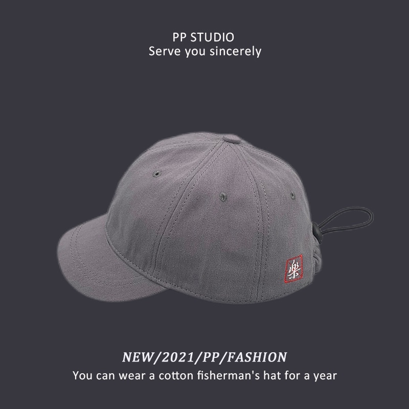 Mũ lưỡi trai vành ngắn mềm mại phong cách Nhật Bản trẻ trung sành điệu cho nam