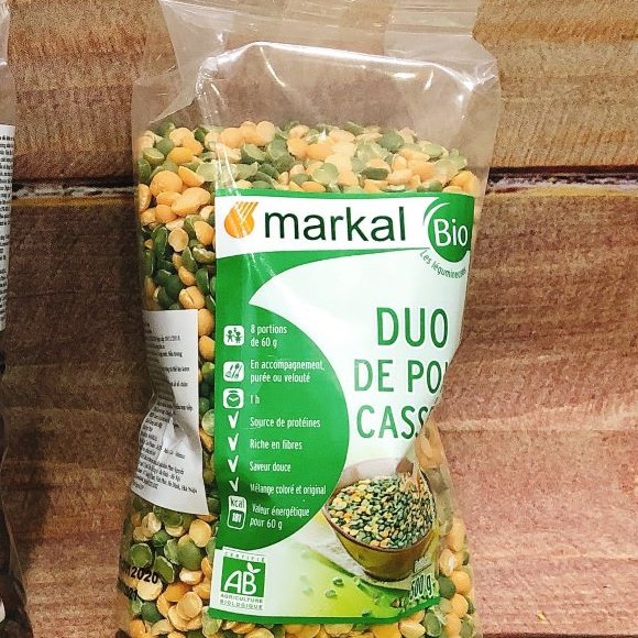 Đậu Hà Lan hữu cơ Markal (xanh &amp; vàng)