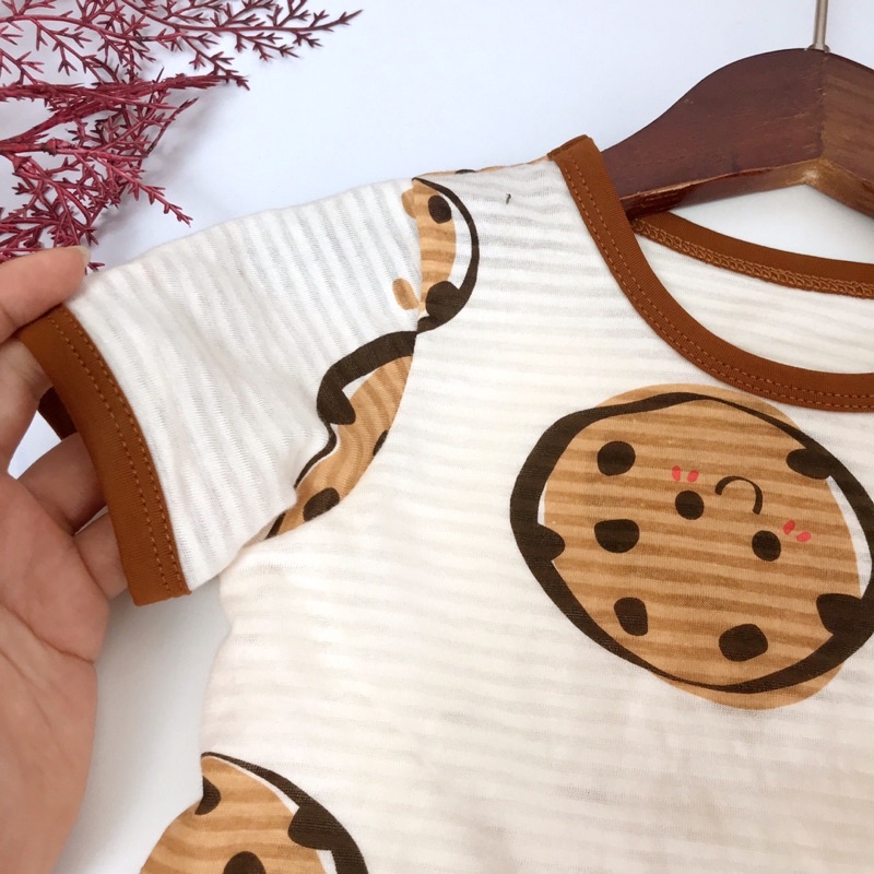 Đồ bộ cho bé , bộ cho bé mùa hè vải xuất dư Hàn