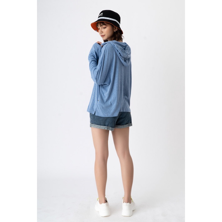 Áo hoodie Nữ BOO Dáng Rộng Cotton Cao Cấp Phối Tay Rộng Cá Tính | BigBuy360 - bigbuy360.vn